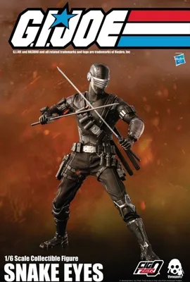 Produktbild von G.I. Joe Actionfigur 1/6 Snake Eyes 30 cm