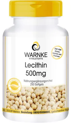 Immagine prodotto di Integratore alimentare Warnke Vitalstoffe Lecitina, 250 capsule