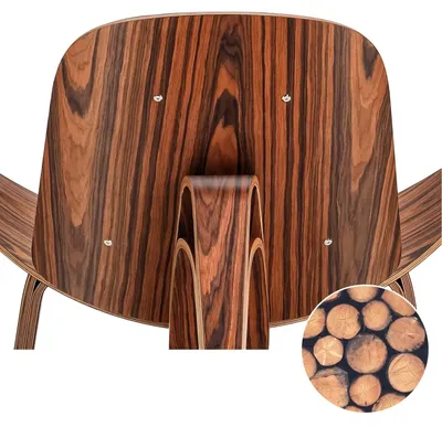 Produktbild von Sessel – Ohrensessel – Lesesessel – Aus massivem nordischem Holz – Modernes Design