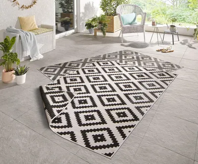 Zdjęcie produktu dla Odwracalny dywan do użytku wewnątrz i na zewnątrz, wymiar 80 x 150 cm