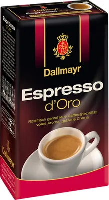 Produktbild von Dallmayr Espresso d'Oro, gemahlen, 250 g