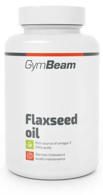 Produktbild von GymBeam - Leinsamenöl, 90 Kapseln