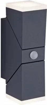 Obrázek produktu pro Paul Neuhaus LED nástěnné svítidlo, antracit, jednoduchý design, otočné, detektor pohybu