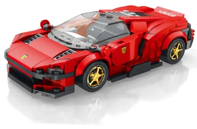 Immagine prodotto di Reobrix 11027 Auto da corsa 1:24 - Modello da assemblare con incastri - 306 pezzi