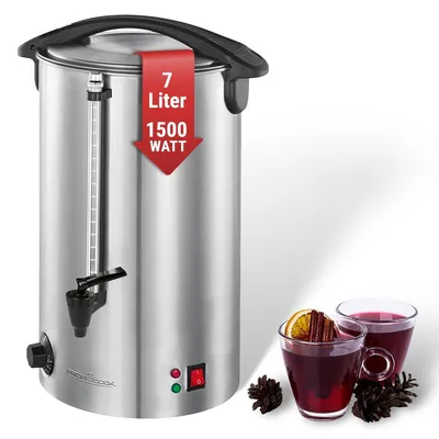 Warmgetränkespender 7 L Edelstahl Temperaturregelung 30-100°C
