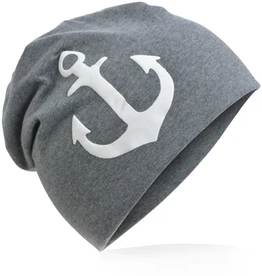 Produktbild von Kinder Beanie Gross Anker Anthrazit M