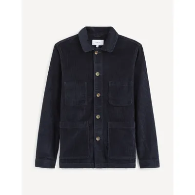 Produktbild von Celio Vumusevel Jacke im Kordhemd-Stil mit großen aufgesetzten Taschen, S