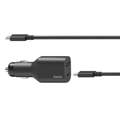 Produktbild von Hama 00200010, Auto, Zigarettenanzünder, 1 m, Schwarz