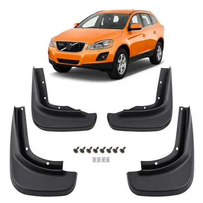 Produktbild von HERSTMOTO Schmutzfänger, 4er-Set Schmutzfänger-Kit Spritzschutz Schmutzfänger mit Befestigungssatz, passend für Volvo XC60 I 2008-2013