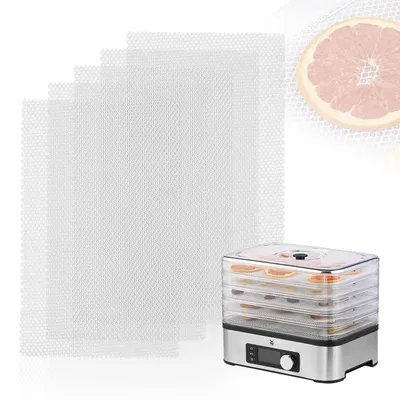 Productafbeelding van Dörrfolie - Antiaanbaklaag van siliconen - Geschikt voor fruitdrogers - 5 stuks