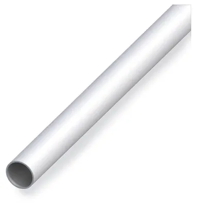 Image de Profil tubulaire rond en aluminium anodisé 16 mm 2 m ALFER ALUMINIUM