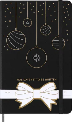 Obrázek produktu pro Zápisník Moleskine Holiday, L/A5, černý
