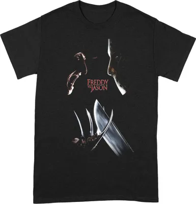 Immagine prodotto di Nightmare On Elm Street - Maglietta "Freddy Vs Jason" per uomo/donna Unisex BI203 (M) (nero/rosso)
