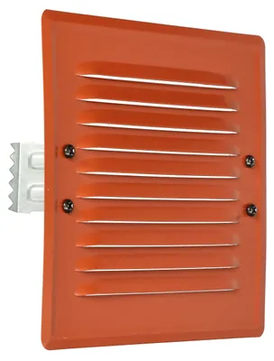 Productafbeelding van KOTARBAU® Ventilatierooster 165 x 165 mm, van metaal, met insectenwering, baksteenrood