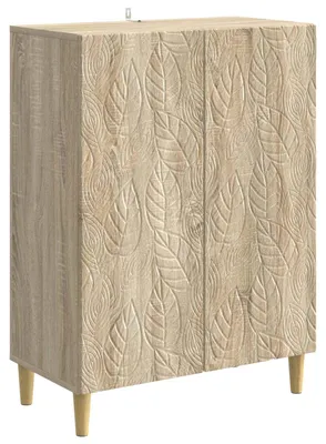 Produktbild von Sideboard Sonoma-Eiche 66 x 34,5 x 90 cm Holzwerkstoff