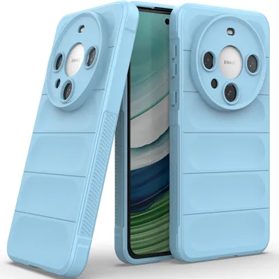 Produktbild von Handyhülle für Huawei Mate 60 Pro Weich TPU Silikon Stossfest Anti-rutsch Hülle Blau