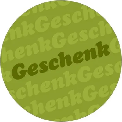 Produktbild von 24x Sticker Geschenk (Motiv 4) 4cm Geschenk Aufkleber runde Spruch Etiketten