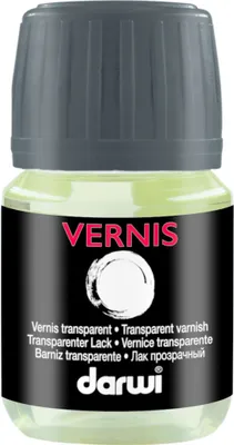 Produktbild von Darwi 5x DARWI Klarlack auf Alkoholbasis, Flasche 30ml, glänzend DA3000030003C