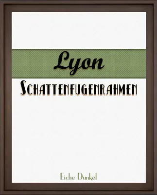 A framed graphic with text indicating product details and branding.