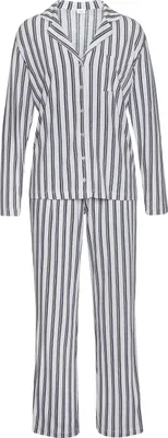 Produktbild von s.Oliver Pyjama 2 -teilig schwarz - weiß - gestreift Größe 40/42