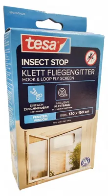 Produktbild von Tesa Standard Fliegengitter Weiß 1,3x1,5m Fenster