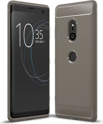 Produktbild von Schutzhülle Handyhülle für Motorola Moto Z3 Case Cover Carbon Optik Grau