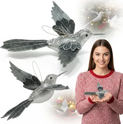 Immagine prodotto di Albero di Natale Uccello Albero di Natale Ciondoli Albero di Natale Ornamenti Albero di Natale Bomba Uccello 22 Cm