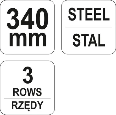 Immagine prodotto di Spazzola metallica manuale 340 mm