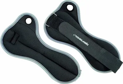 Image de Manchettes lestées pour adultes, noires, taille unique
