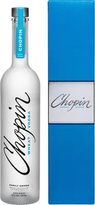 Produktbild von Wodka Chopin Wheat 0,5L im Karton | Vodka |500 ml | 40% Alkohol | Destylarnia Chopin | Geschenkidee | 18+