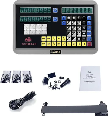 Zdjęcie produktu dla GCS900-2D Wyświetlacz cyfrowy, zakres pomiarowy 50 mm-1000 mm, dokładność 0,005 mm, tylko 2 osie DRO