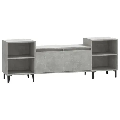Obrázek produktu pro vidaXL TV skříňka betonová šedá 160x35x55 cm odvozený dřevěný výrobek