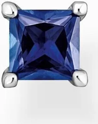 Produktbild von THOMAS SABO Ohrstecker Einzel "blauer Stein" Silber H2233-69