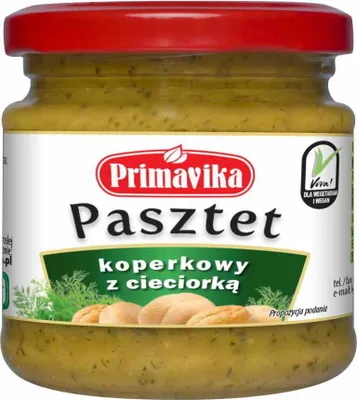Produktbild von GLUTENFREIE DILL-PASTETE MIT KICHERERBSEN 160 g – PRIMAVIKA