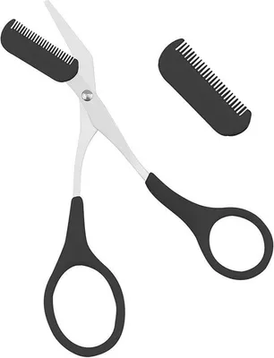 Immagine prodotto di Rasoio da barba Wenkb con pettine, per uomo e donna, nero, impugnatura antiscivolo