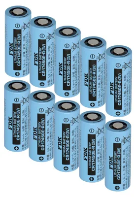 Produktbild von 10x FDK Lithium 3V Batterie CR 17450ER A - Hochstromzelle