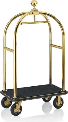 Produktbild von Gepäckwagen, 113 x 62 x 191 cm, gold/schwarz