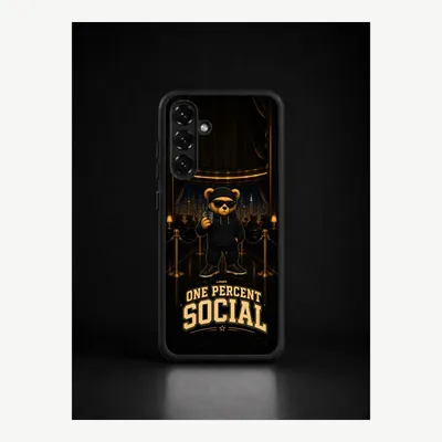 Productafbeelding van Samsung A36 hoesje, telefoonhoesje, beschermhoesje, case met het motief "Geen praatjes" – LUNØIR ©