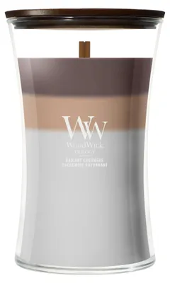 Obrázek produktu pro WoodWick Radiant Cashmere, Válec, Hnědá, Kašmírové dřevo, 1 kusů