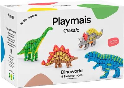 Image de PlayMais Classic Dinoworld - 800 pièces