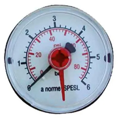 Image de MANOMÈTRE À RACCORD ARRIÈRE, échelle 0÷10 bar