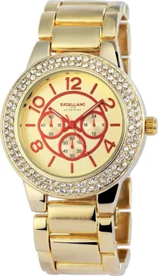 Produktbild von Excellanc Damenuhr mit Metallarmband