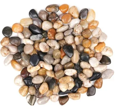 Produktbild von Flusssteine, 2,25 kg - Geschliffene Dekorsteine - Füllmaterial für Vasen - Kieselsteine für Garten/Aquarium - 2-4 cm - ca. 170 Stück - Dekorsteine