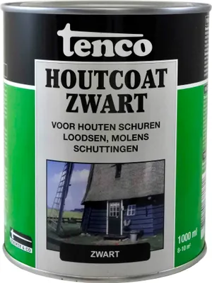 Produktbild von Holzanstrich schwarz 1l Farbe/Beize - Tenco