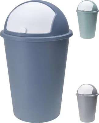 Produktbild von Famanu Abfalleimer mit Schiebedeckel - 50 L