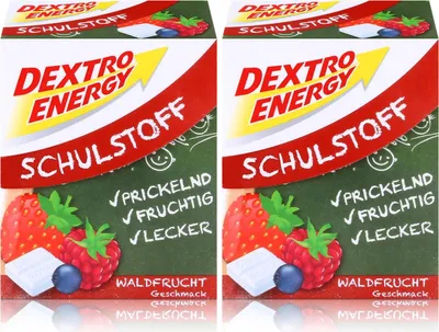 Produktbild von Dextro Energy Schulstoff Traubenzucker Waldfrucht Geschmack 50g (2er Pack)