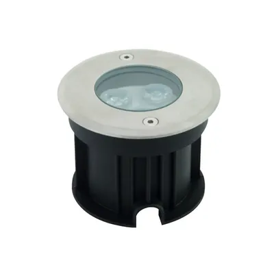 Produktbild von Ritos LED's Garden LED Garten Einbaustrahler rund 100mm 3W silber