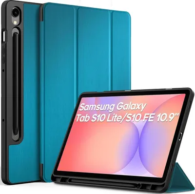 Productafbeelding van EasyAcc beschermhoes voor Samsung Galaxy Tab S9 FE 10.9 inch / Tab S9 (2023) 11 inch, in pauwenblauw