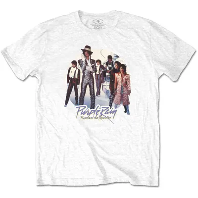 Produktbild von Prince Purple Rain Circle White M T-Shirt