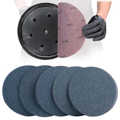 Produktbild von 25 Schleifgitter, 225 mm, mit Klettverschluss, Körnung P80, Keramik, für staubfreies Schleifen